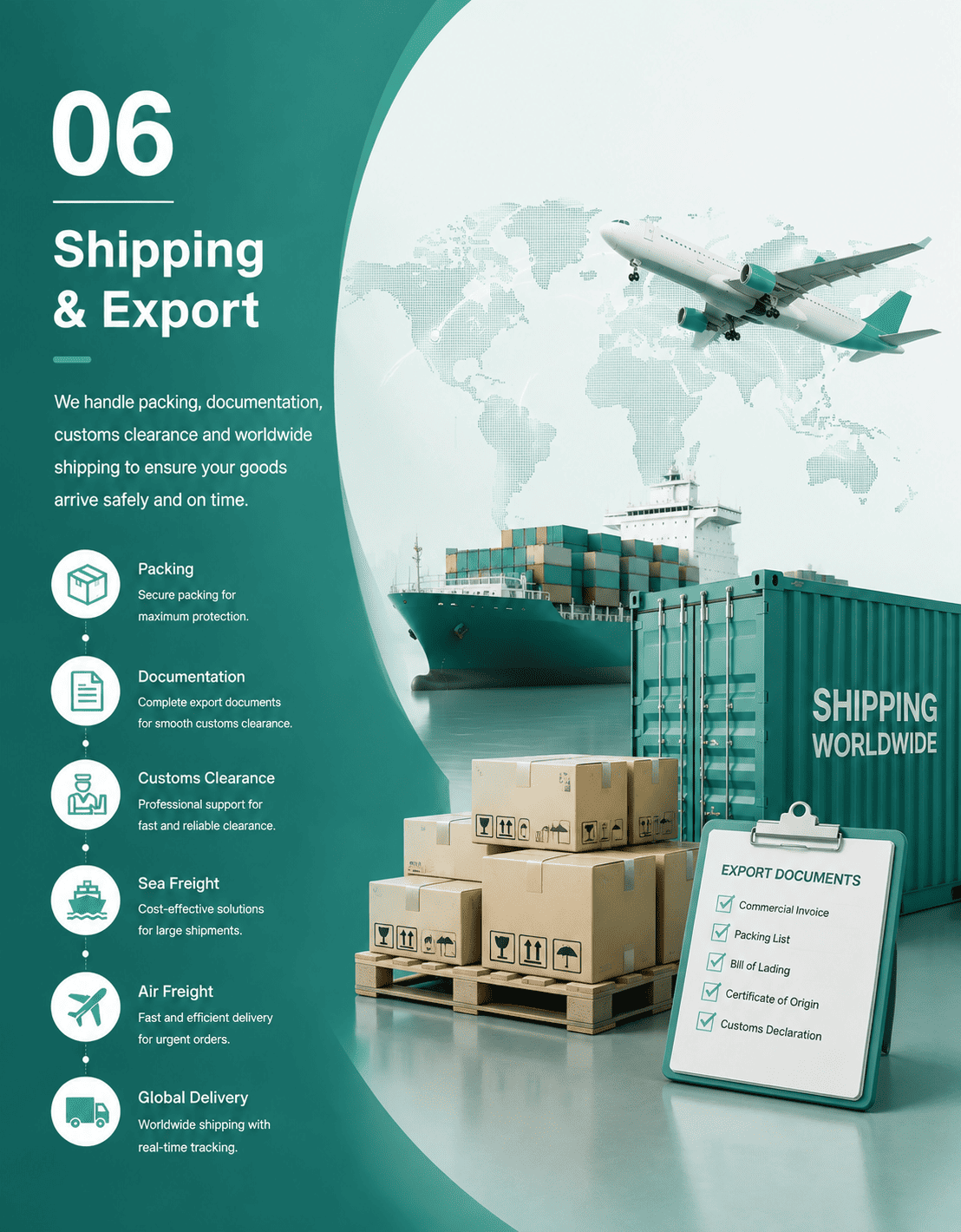 Shipping & Export